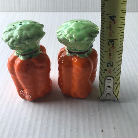 Vintage Lefton Bundles Of Carrots Salt & Pepper Shakers - Picture 7 of 7